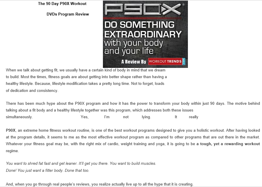 90 Day Workout Plan Review