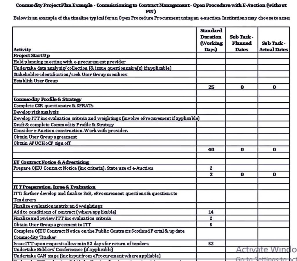 Excel Project Plan Template | room surf.com