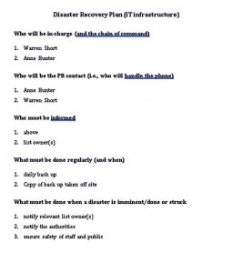 IT Disaster Recovery Plan Template room surf com IT Disaster Recovery Plan Template room surf com