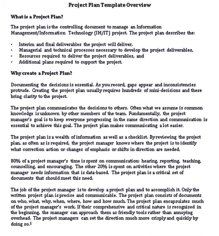 Information Technology Project Plan Template Room 1074