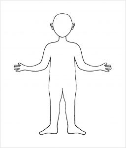 Various Designs and Styles of Body Outline Template | room surf.com