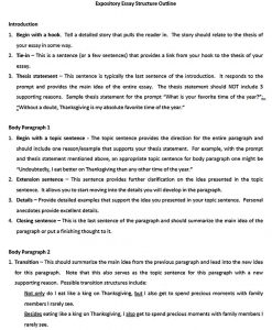 Sample Essay Outline Template To Help Create A Better Academic Paper 