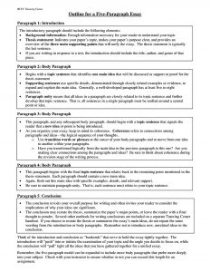 Paragraph Outline Templates | room surf.com