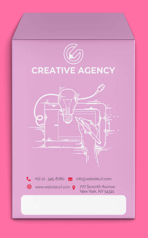 Creative Agency Envelope Design Template
