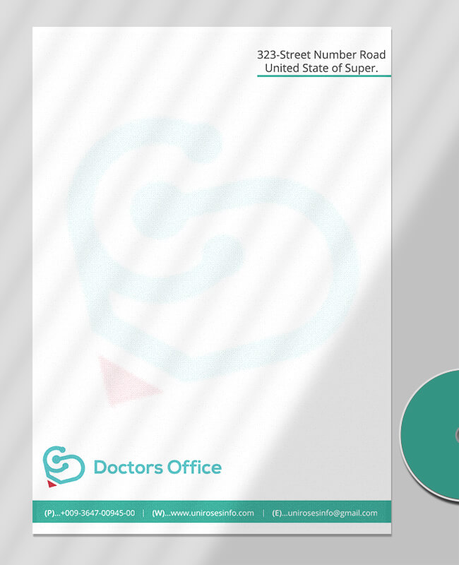 Doctors Office Letterhead Template Example