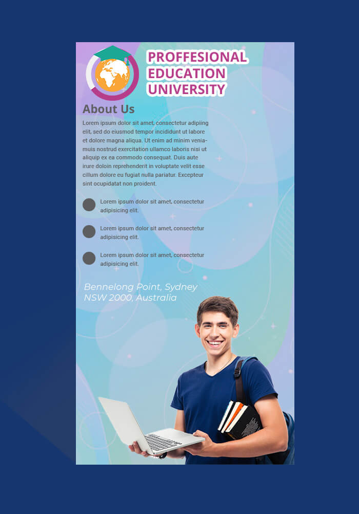 Education Rack Card Template Example