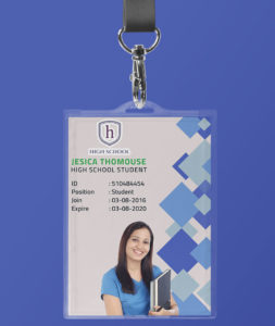 High School ID Card Free Download PSD | room surf.com