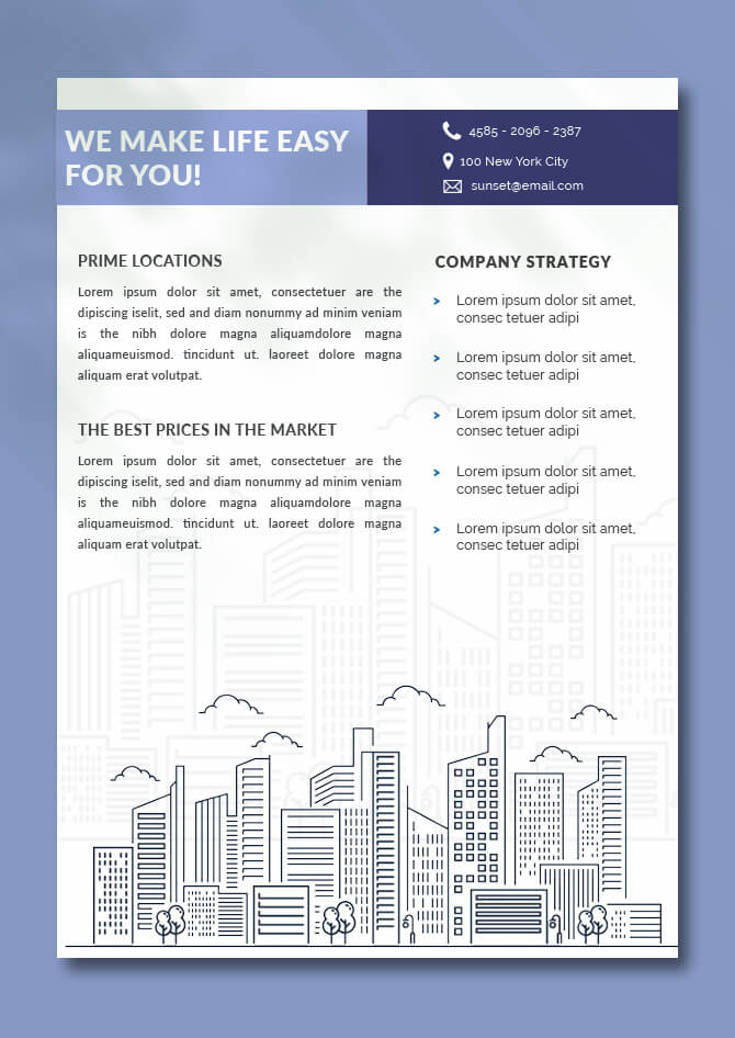 Real Estate Data Sheet Template Example