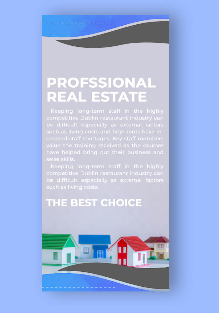 Real Estate Rack Card Template Example