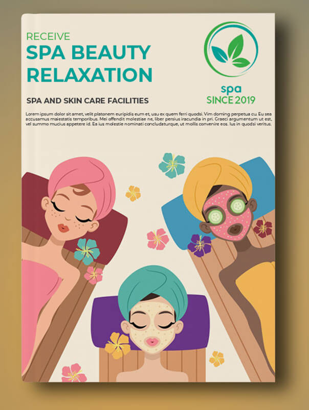 SPA Book Cover Template Example