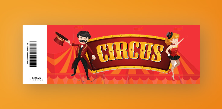 Sample Circus Ticket Template