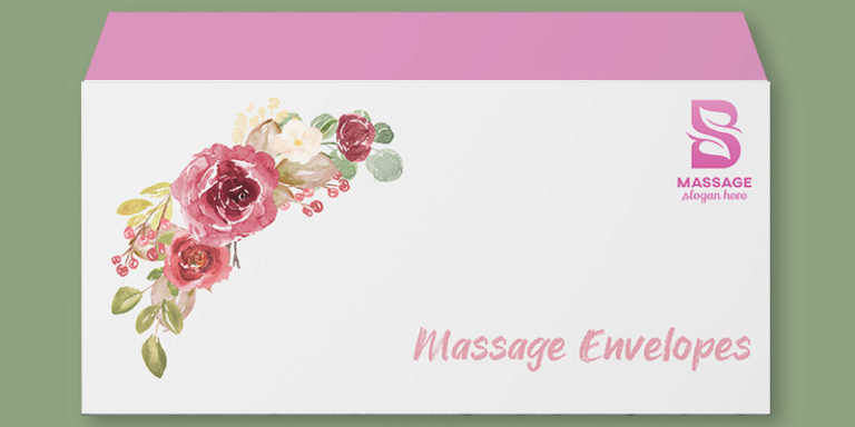 Spa Envelope Example Massage Envelope Customizable PSD Design Template | room surf.com