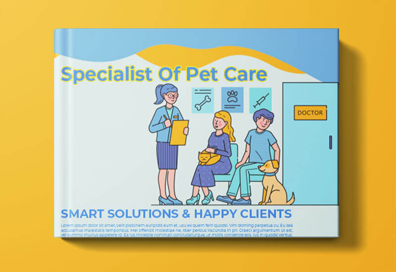 Sample Pet Care Book Cover Template