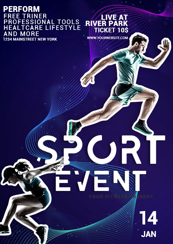 Sport Event Poster Design Ideas