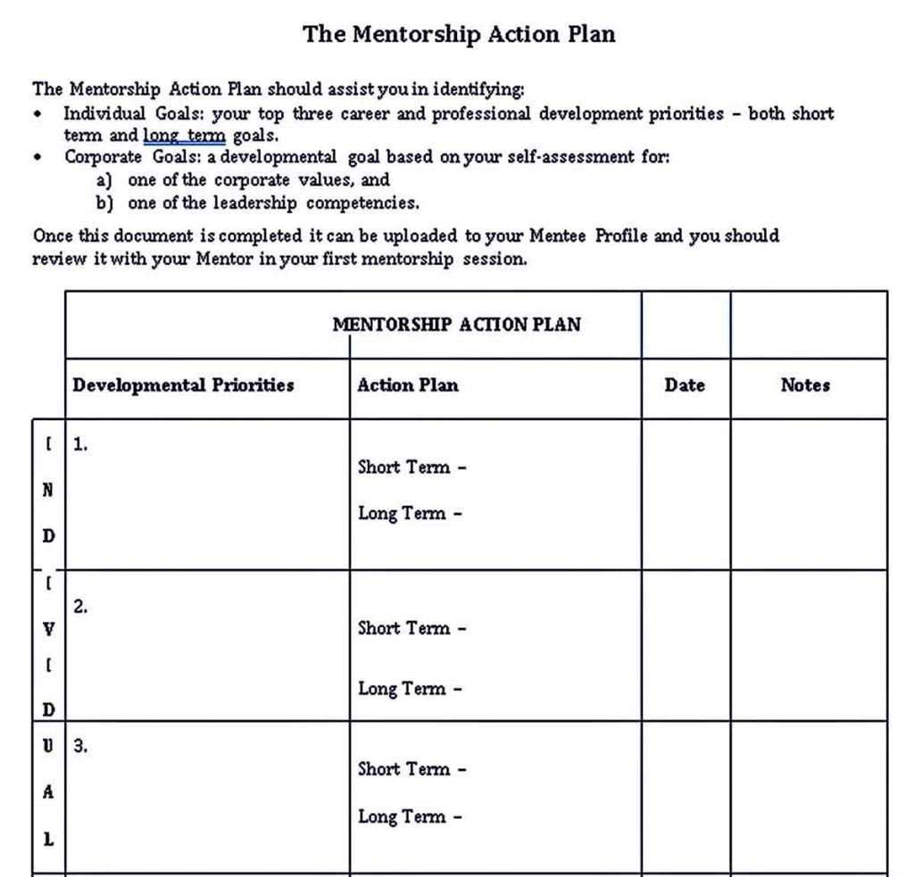 The Mentorship Action Plan 2015