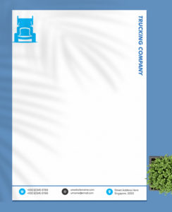 Trucking Company Letterhead Template Photoshop | room surf.com