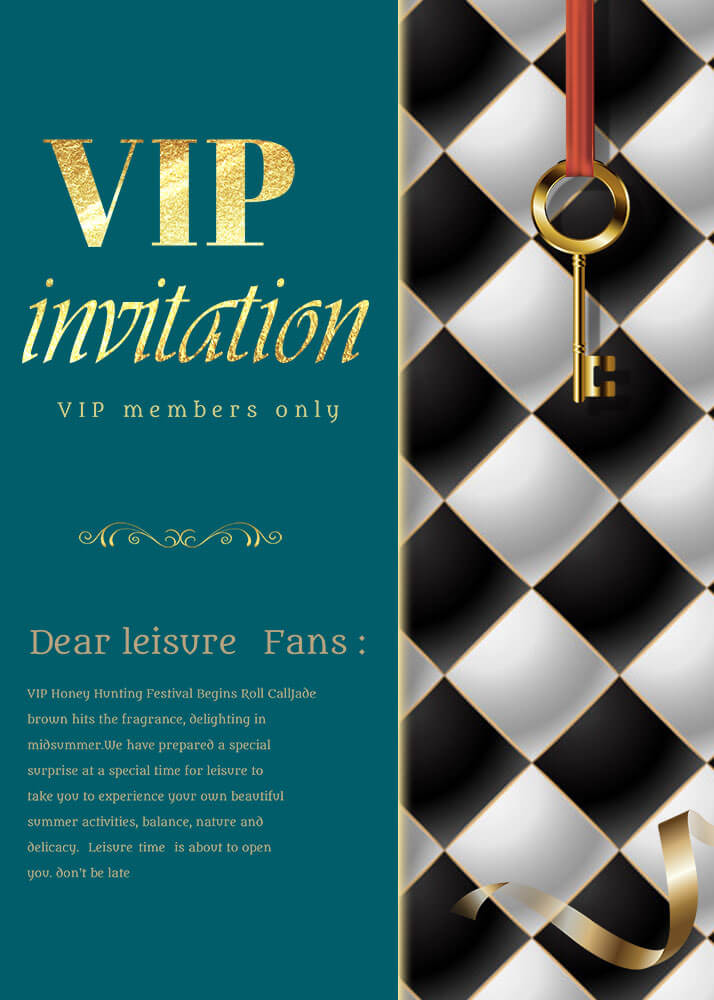 VIP Invitation Design Template