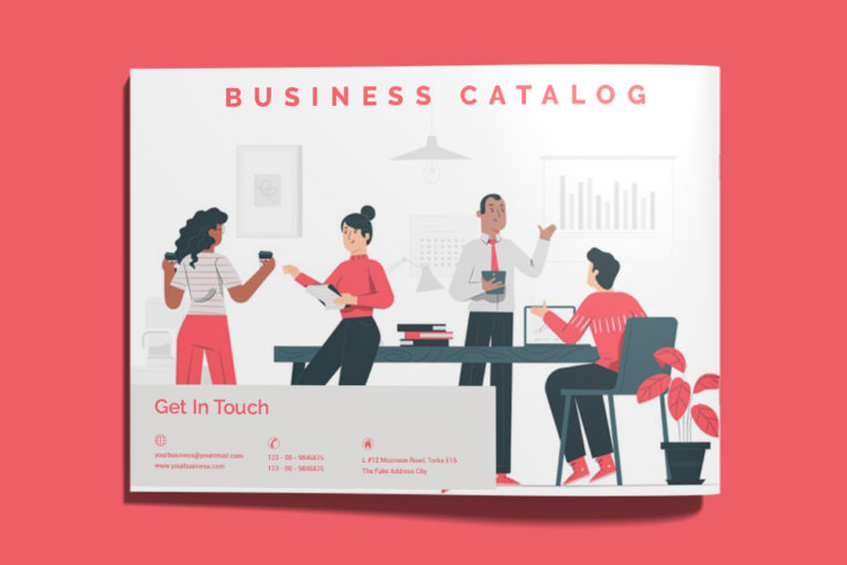 Business Catalog Customizable PSD Design Template room