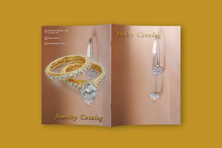 Jewelry Catalog PSD Template Free room