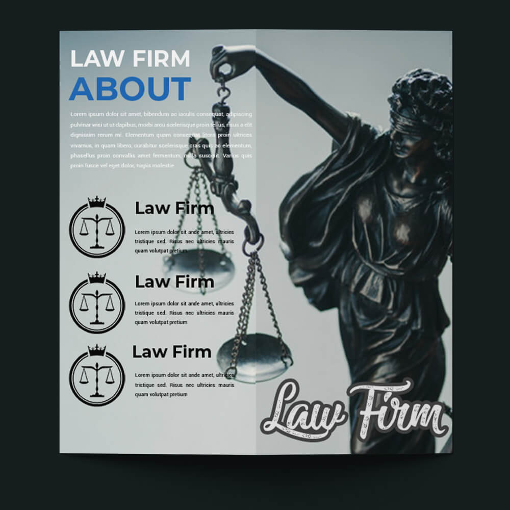 Sample Law Firm Brochure Templates