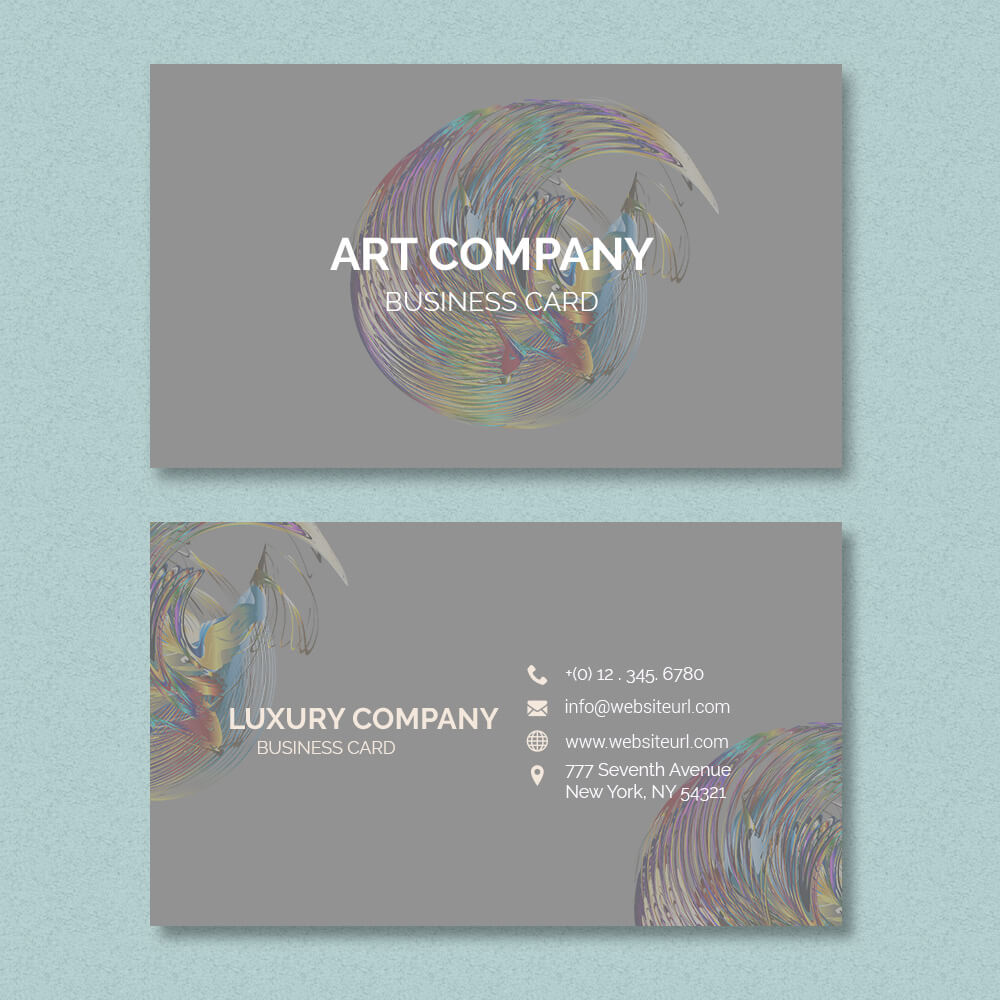 Business card Template Free PSD Template