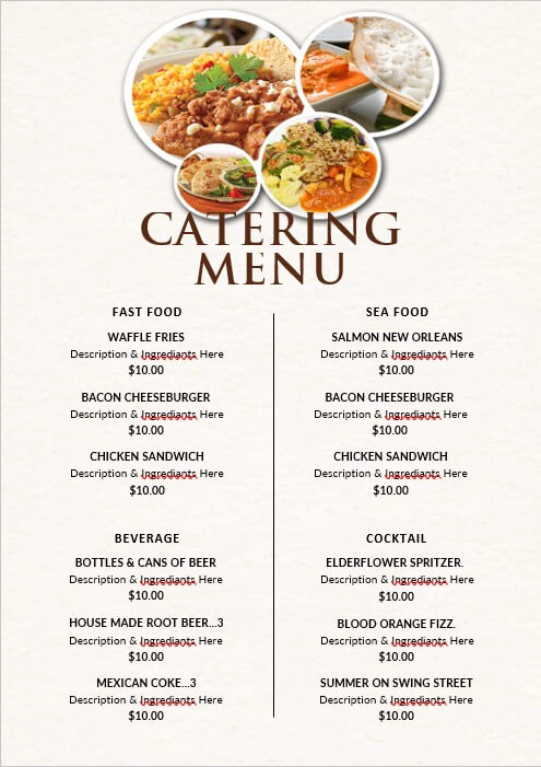 catering menu 6