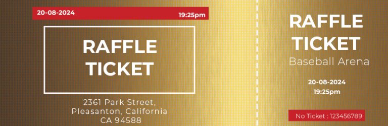 10+ Raffle Ticket Template Free Download PSD | room surf.com