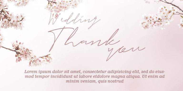 10+ Wedding Thank You Card PSD Flyer Template | room surf.com