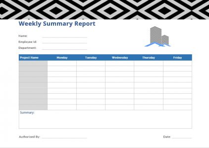 10+ Weekly Report Template | room surf.com