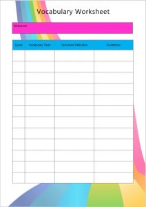 10+ Worksheet Templates 