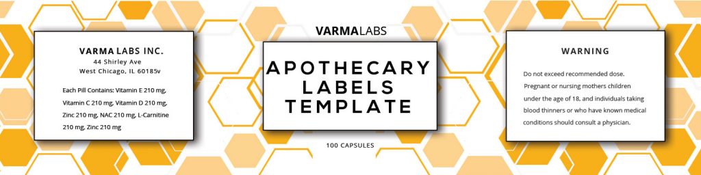 apothecary labels template free psd template