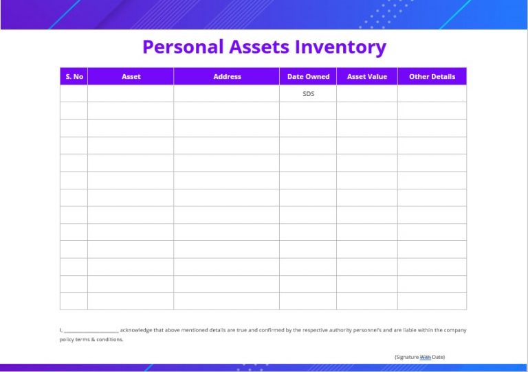 10 asset inventory template room surf