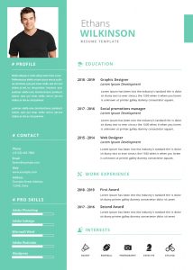 10+ Athletic Resume example psd design | room surf.com