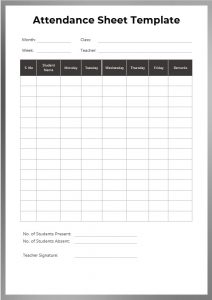 10+ Attendance Sheet Template | room surf.com