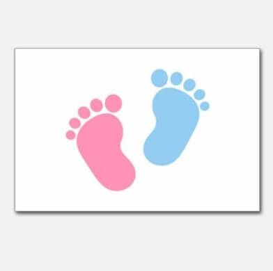 baby feet template 002