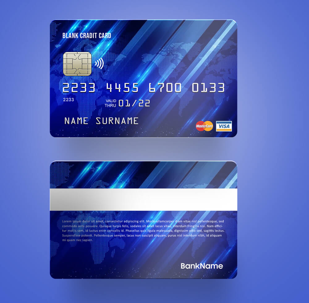 10+ Printable Blank Credit Card psd template free | room surf.com