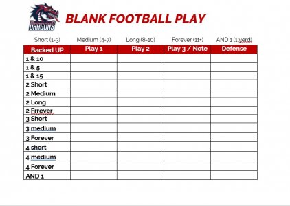 5  Blank Football Play Sheet Template room surf com