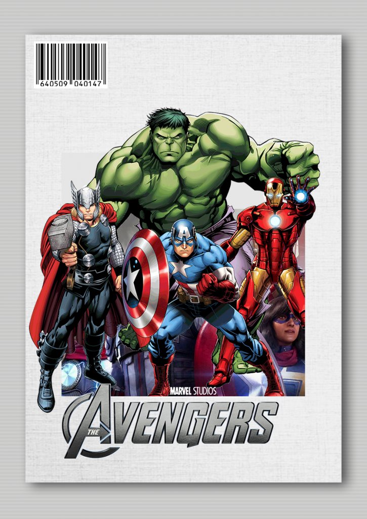 comic book cover template example psd design