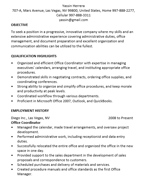 Proffesional Data Entry Resume Template Word