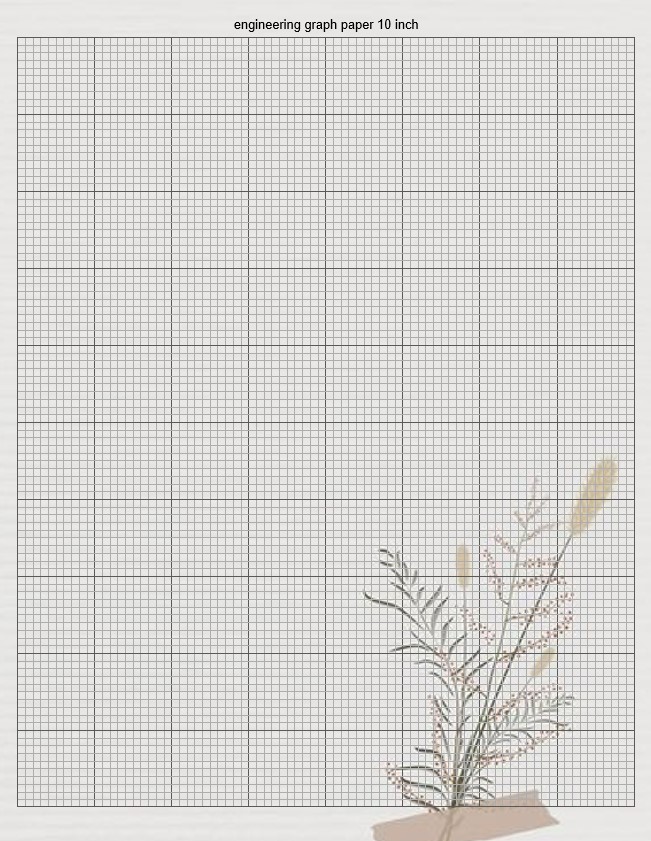 engineering graph paper 10 inch