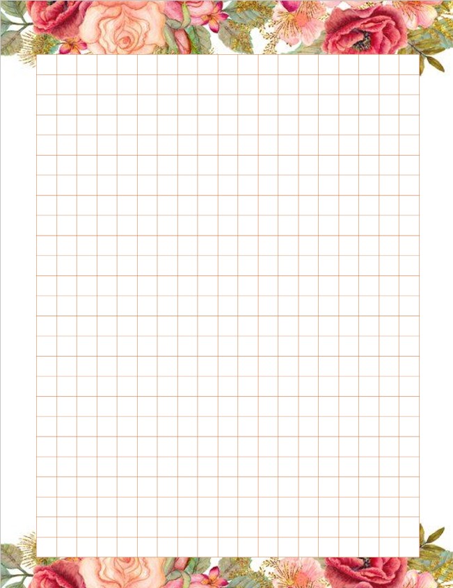Simple Large Graph Paper Template